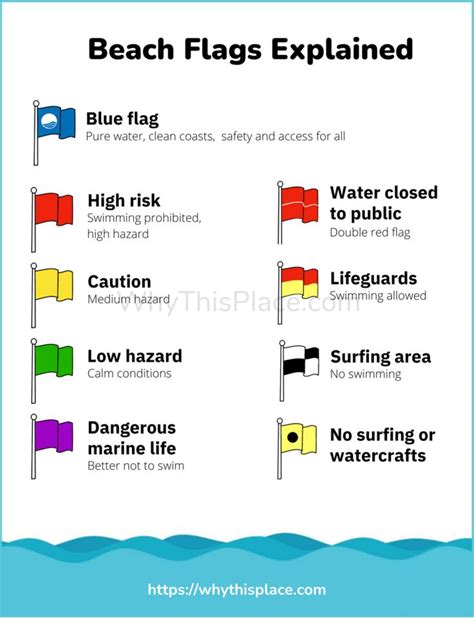 The Meaning Of The Blue Beach Flag Beach Flags Birth Colors Beach