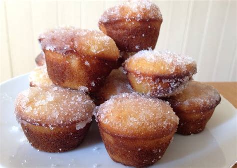 Jam-Doughnut Mini Muffins Recipe by Joanne - Cookpad