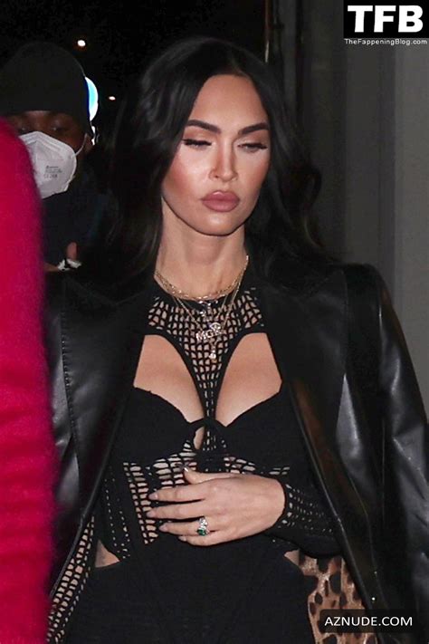 Megan Fox Sexy Seen Flaunting Her Hot Cleavage At The Dolce Gabbana Office In Milan AZNude