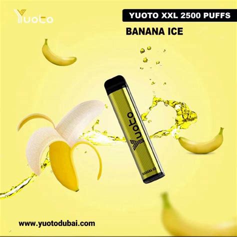 Yuoto Xxl Banana Ice Disposable Vape Kit Puffs Yuoto Dubai The