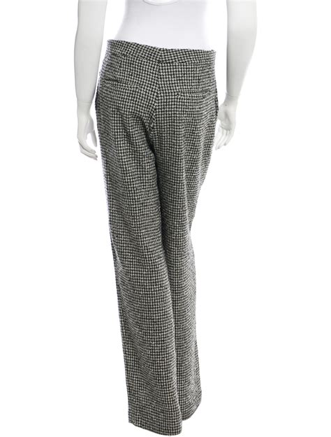 Theyskens Theory Wide Leg Houndstooth Pants Clothing Wthys