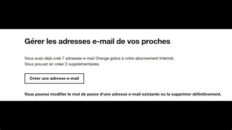 Top 101 imagen créer une adresse mail orange sans abonnement fr