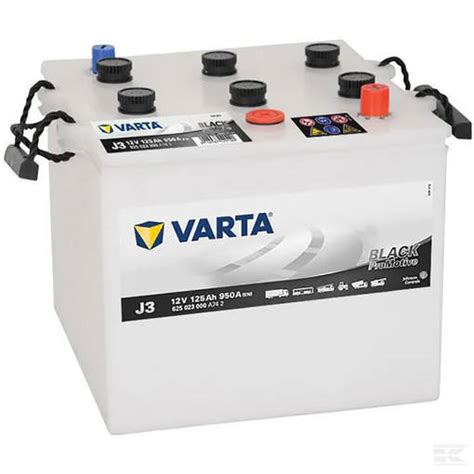 Akku 12V 125Ah 950A VARTA V J3 ProMotive Heavy Duty Lakkapää Oy