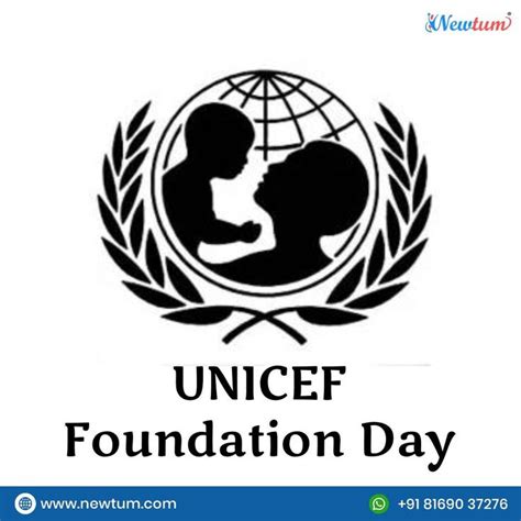 unicef foundation day unicef logo black  white world ngo day
