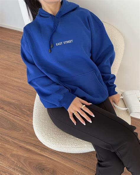 East Street Hoodie Royal Blue Blue Jackets Outfits Stylish Hoodies Blue Sweatshirt Outfit