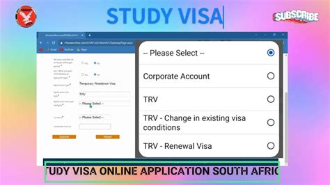 SOUTH AFRICA STUDY VISA APPLICATION PROCESS YouTube