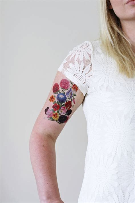 floral tattoo temporary 8