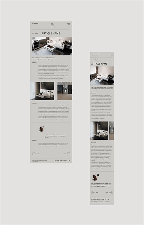 Psl Architects Website Behance