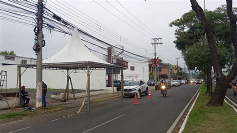 Estrutura Para O Carnaval De Rua Come A A Ser Montado Em Livramento