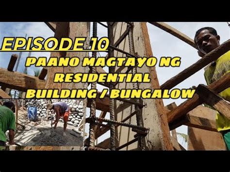 Residential Construction Ep Column And Tie Beam Works Atbp Youtube