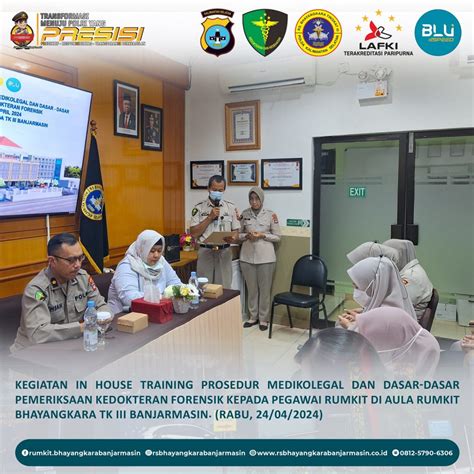 In House Training Prosedur Medikolegal Dan Dasar Dasar Pemeriksaan