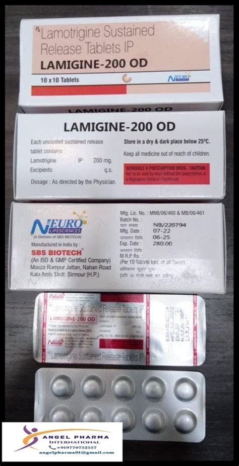 Lamotrigine Mg Tablets At Rs Strip Anti Anxiety Medicines In