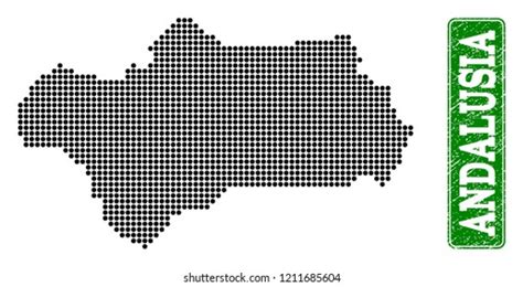 Dotted Map Maharashtra State Corroded Caption Stock Vector Royalty