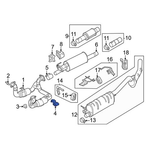 Ford OE PC3Z5E269C Right Catalytic Converter Bracket