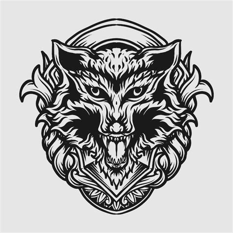 Premium Vector Tattoo And T Shirt Design Black And White Hand Drawn