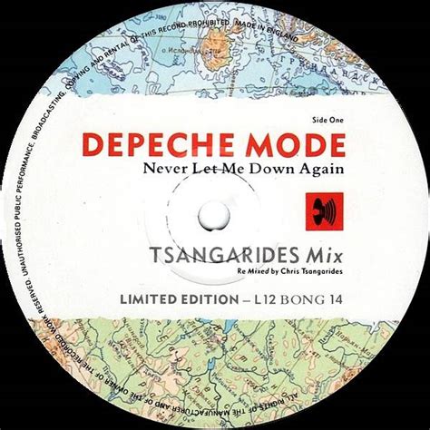 Depeche Mode Never Let Me Down Again Tsangarides