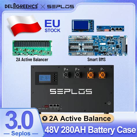 Version Diy Kits V Ah Lifepo Battery Case V Box Seplos