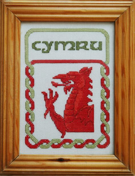 Welsh Dragon Pdf Cross Stitch Pattern An Original Cross St Flickr