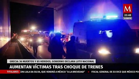 Aumentan Los Muertos Y Los Heridos Por Choque Trenes En Grecia