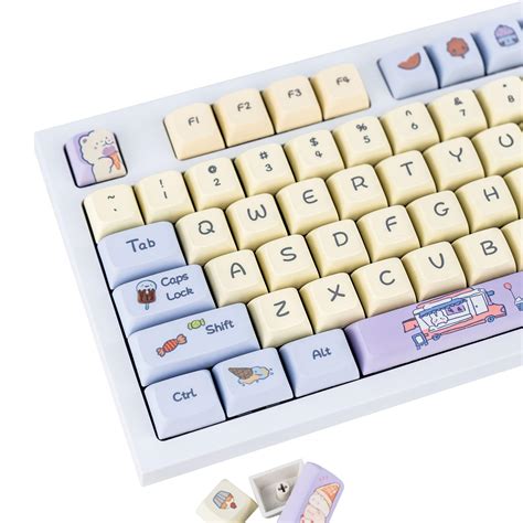 Jolintal Keys Kawaii Keycaps Sets Pbt Xda Profile Keycaps Dye