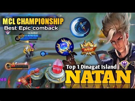 Natan Gameplay Mcl Best Epic Comeback Natan Best Item Build