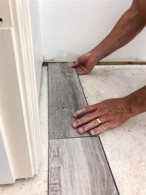 How To Lay Vinyl Plank Flooring On A Wall Home Alqu