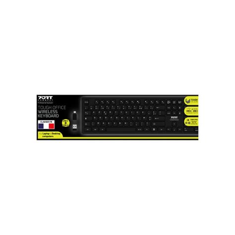 Port Designs Port Designs W Fr Clavier Rf Sans Fil Azerty