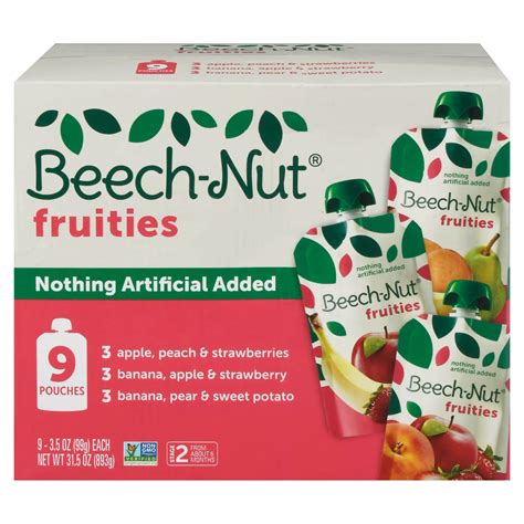 beech nut fruities pouches variety pack shop baby food