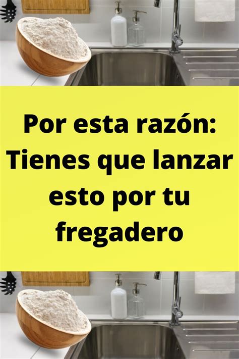 Por esta razón Tienes que lanzar esto por tu fregadero Consejos de