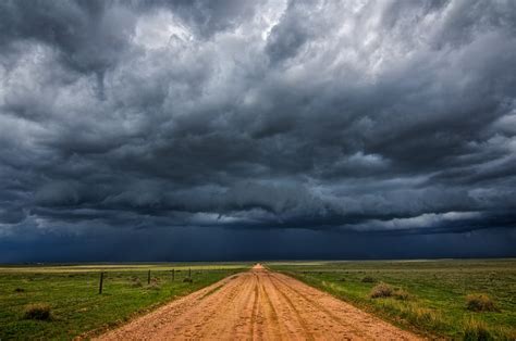 HD wallpaper: landscape, rain, field, clouds, nature, farm, storm ...