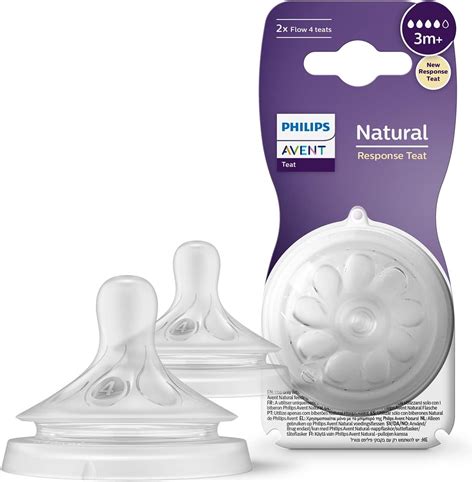 Philips Avent Natural Response Bottle Teat X Baby Bottle Flow