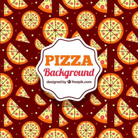 Free Vector Vintage Pizza Background