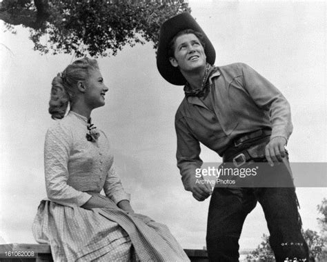 Jones Smiles At Gordon Macrae In A Scene From The Film Oklahoma 1955