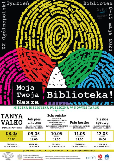 Zaproszenie Na Tydzie Bibliotek Podhale Region