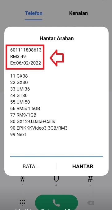 Cara Check Baki U Mobile Credit Balance Data Internet Data Usage