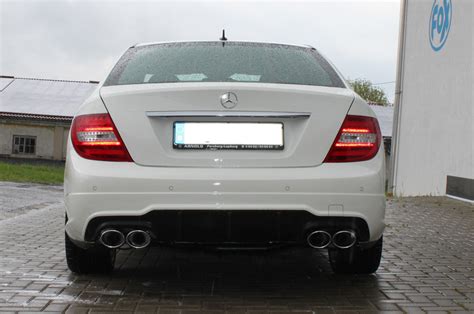 Mercedes C Klasse 4 Zylinder W204 S204 Endschalldämpfer rechts links