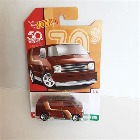 Hot Wheels Toys Hot Wheels S Bronze Custom Dodge Van Th Anniversary New Poshmark