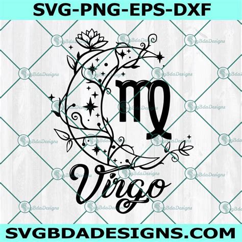 Virgo Zodiac Svg Queen Virgo Svg Virgo Queen Svg Birthday Virgo Svg