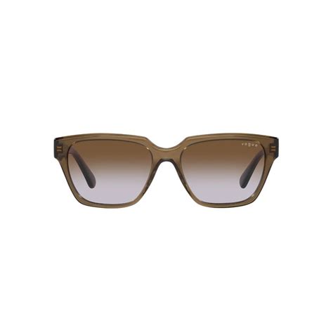 Buy Vogue Eyewear Women Brown Rectangle Sunglasses Online