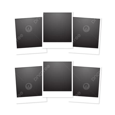 Polaroid Frame Photo White Background Vector Polaroid Photo Polaroid