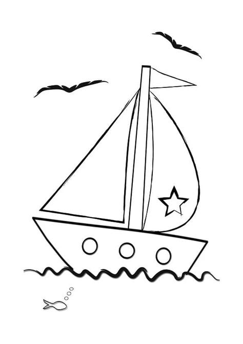 Printable Sail Boat