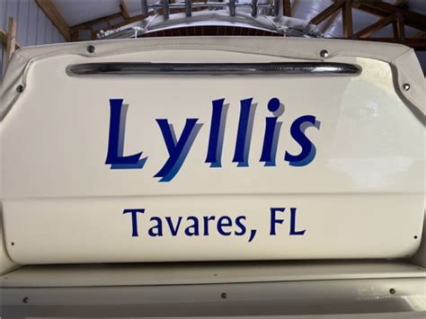 Boat Lettering From Joshua M FL At BoatDecals Biz