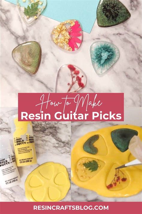 Resin Guitar Picks Tutorial Resin Crafts Blog