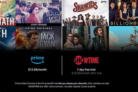 how do you add showtime to amazon prime