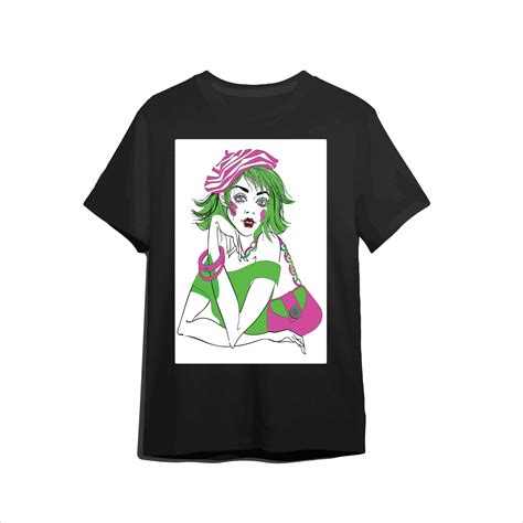 Ledis t-shirt with unique logo.stylish girls logo.fashionable t-shirt. 16337500 Vector Art at ...