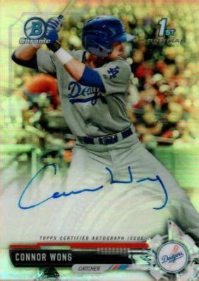 2017 Bowman Draft - All the Dodgers Cards -- Connor Wong | Dodgers ...