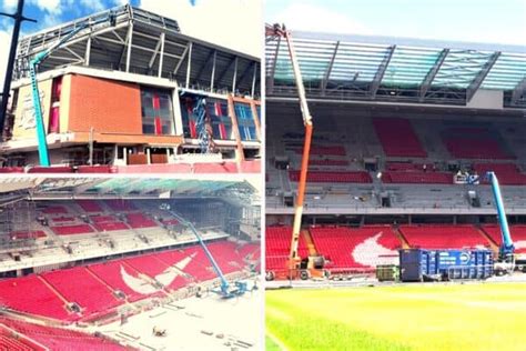 Photos The View From Inside Anfield Of New Anfield Road Stand