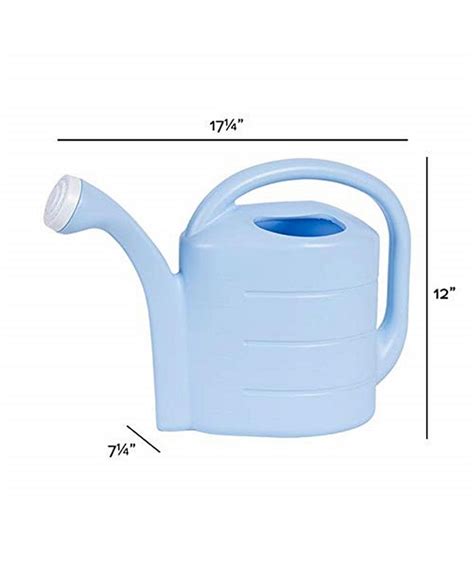 Novelty Deluxe Plastic Watering Can Sky Blue 2 Gallons Macys