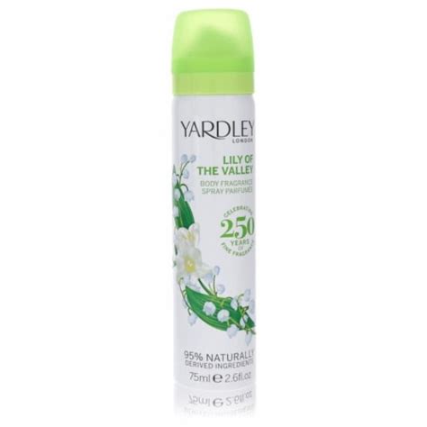 Lily Of The Valley Yardley By Yardley London Body Spray Oz For