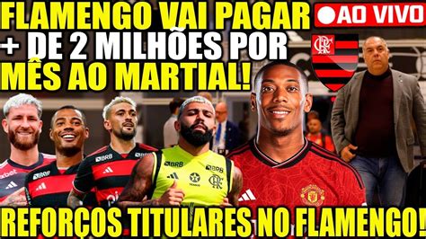 FLAMENGO VAI DESEMBOLSAR MUITA GRANA PARA TER MARTIAL 4 TITULARES